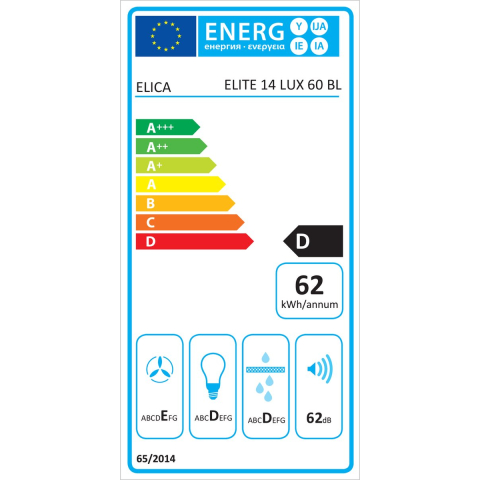 Elica Elite 14 LUX BL/A/60