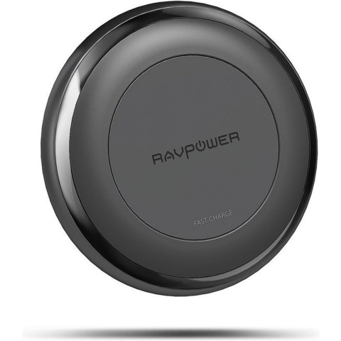 RAVPower Wireless 10W Qi Charger incl. Quick Charge 3.0 wall charger Black