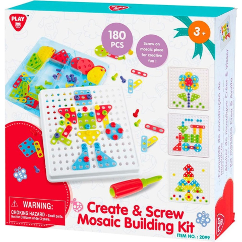 PLAY Construction Set Mosaic 180 pieces.