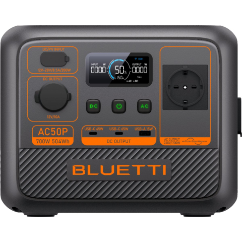 BLUETTI AC50P - Portable Power Station - 504Wh