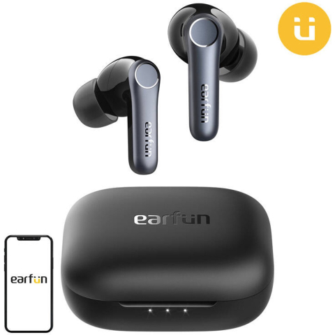 Earfun Wireless earphones TWS Air Pro 4 ANC (black)