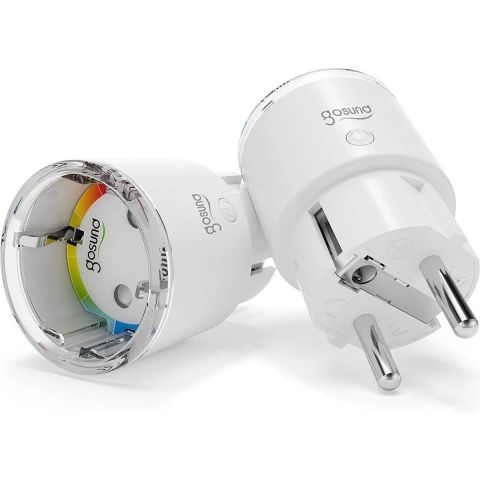 Gosund EP2 WiFi Smart Socket 2 Pieces (Two-Pack) 10A Tuya