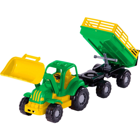 Cavallino Toys - Classic Tractor with Tipper Trailer 66cm