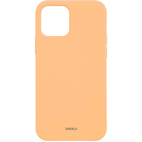 ONSALA Phone Case with Silicone Feel Apricotn - iPhone 12/12 Pro