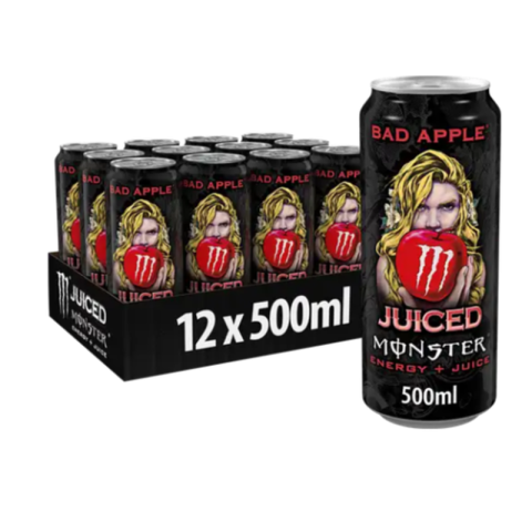 Monster Bad Apple Energy Juice - 12 x 500 ml