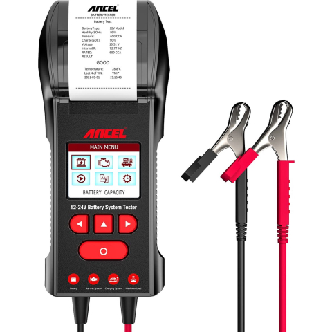 Ancel Battery Tester with printer BST600