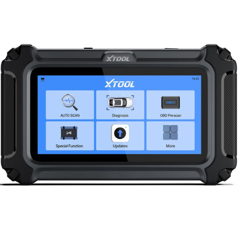 XTOOL Autoscanner D5 OBD2 Scanner ABS SRS Check Engine Codelezer 10 Reset | Throttle Body Relearn Scan Tool EPB Service ABS Bleed 4 Systemen Diagnosetool voor Auto en Vrachtwagen met Live Data Gratis Update