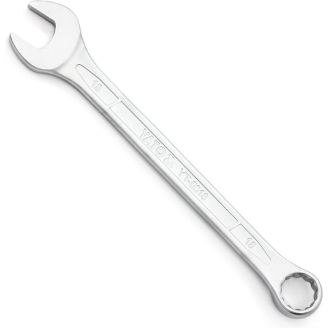 VAERK Ring spanner set 8 parts in holder 8-22 mm