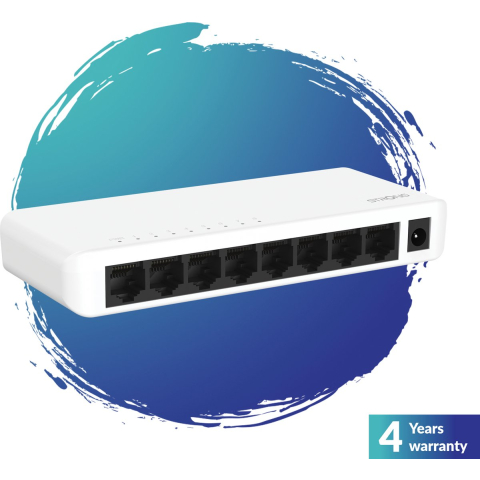 Strong SW8000P Switch - 8-port Gigabit - Plastic