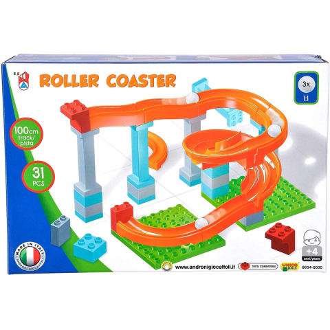 Androni Marble track Roller Coaster Set 31 pieces.