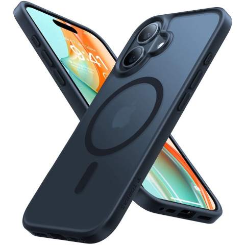 Torras Guardian Magnetic Series Case for iPhone 16 (Black)