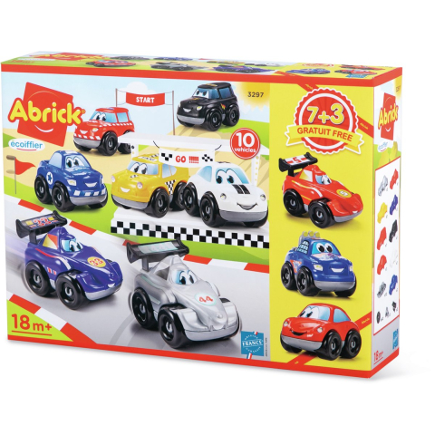 Abrick Racing Cars 10 pcs.