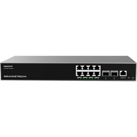 Grandstream GWN7811P - switch - enterprise managed - 8 ports - Managed - rack-mountable
