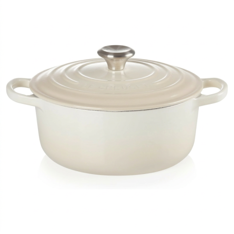 Le Creuset Signature ronde stoofschotel - 20 cm, meringue