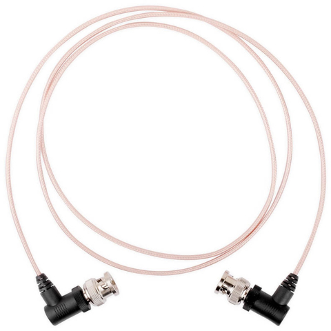 NORTH 3G SDI Cable BNC Male-Male 80cm Angled Plugs Extra Thin