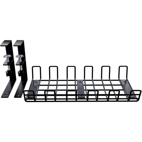 Desire2 Deskmate Cable Basket Clamp Mount Black