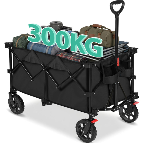 Sekey 200 l inklapbare opvouwbare bolderkar met laadvermogen van 300 kg