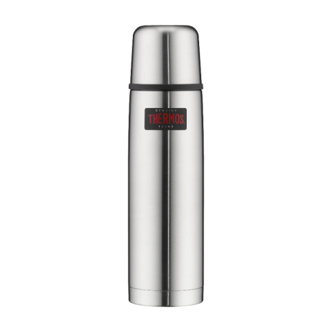 Thermos L&C thermosfles van roestvrij staal, mat, 0,75 liter