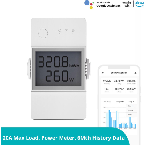 Sonoff Wi-Fi Smart Power Meter Switch POWR320D