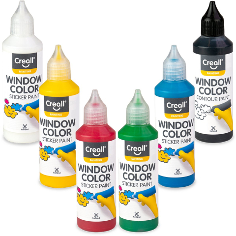 Creall Window Paint Set 6x80ml