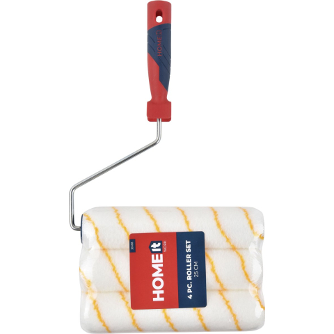Work>it Paint Roller Set with 2 Extra Rollers 25 cm