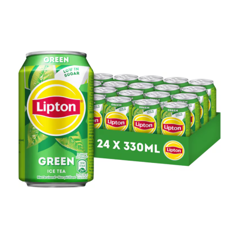 Lipton Ice Tea Green Laag in Suiker - 24 x 330 ml