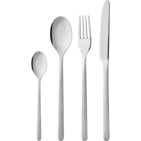 Gense Cutlery set Still 16 pieces Matte/Glossy steel
