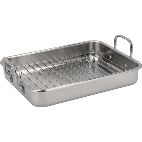 Funktion Baking dish with grid Endurance 35 x 26 x 6 cm Stainless steel