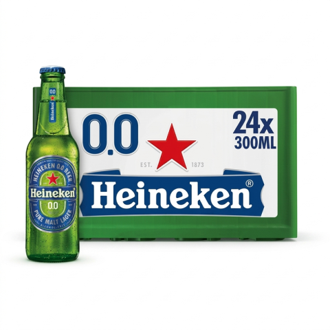 Heineken 0.0 Pilsner - 24 x 300 ml