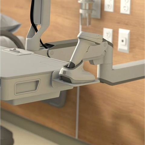 Ergotron - Montagecomponent - for barcode scanner - Draadloos - Wit - Max - recommended for