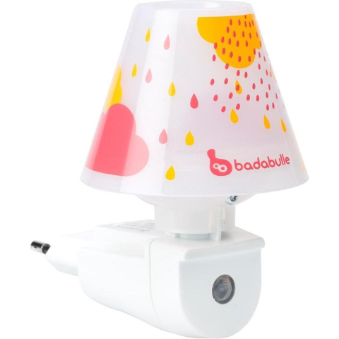 Badabulle Wall Nightlight - Pink drops