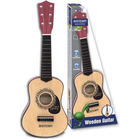 Bontempi Houten gitaar