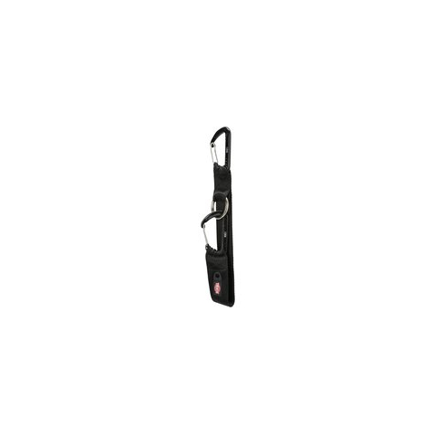 Trixie Universal Riemband mounteneer carabiner 30 cm/38 mm Zwart
