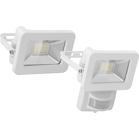 Goobay LED outdoor floodlight 20 W with motion sensor