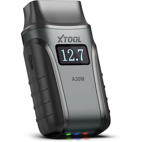 XTOOL A30M V2.0 OBD2 Scanner Diagnosetool, 26 Resetten, Alle Systemen | Bluetooth Bidirectionele Scan Tool, Auto Codelezer voor EPB/Throttle/Crank Sensor Relearn, Levenslange Gratis Update, Android & iOS