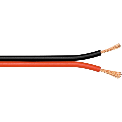 Pro Speaker cable red/black CCA 25 m red-black - 25