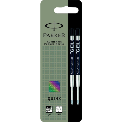 Parker Gel refill m Zwart 2-Blister