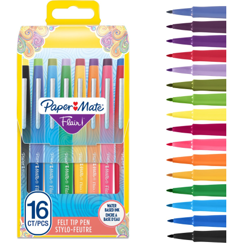 Paper Mate Flair 16-Wallet m Assorted colours