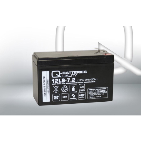 Lakuda Q-batteries 12v-7.2 ah vds for Alarm / backup