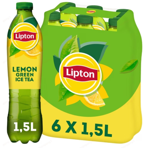 Lipton Ice Tea Green Lemon - 6 x 1,5 L