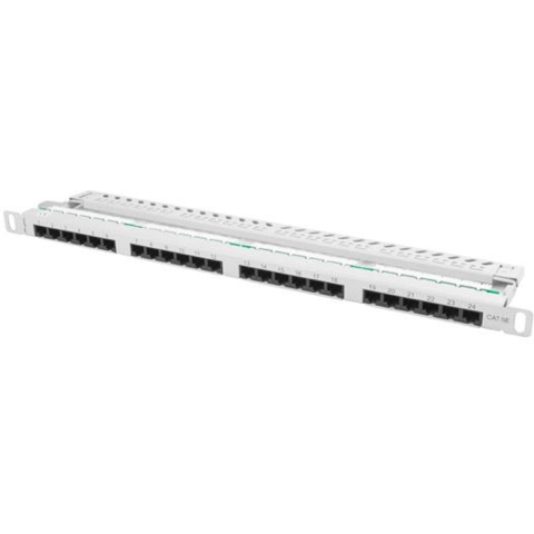 Lanberg PPU5-0024-S - patchpaneel - 0,5U - 19