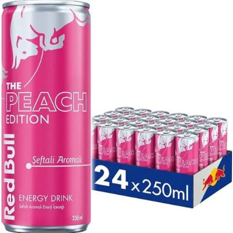 Red Bull Peach Edition 25 cl blik 24-pack