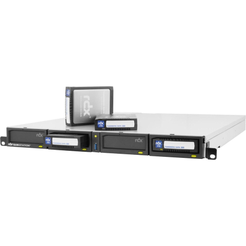 Tandberg Data Tandberg RDX QuikStation 4 - Other - Gigabit Ethernet - Zwart
