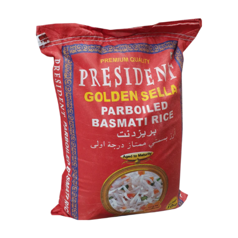 PRESIDENT Basmatirijst Golden Sella 10 kg
