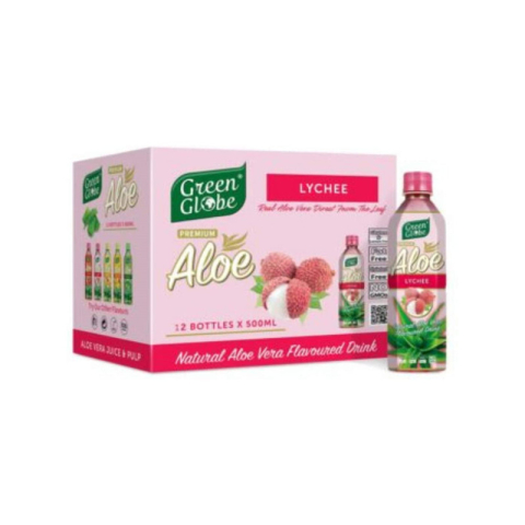 OKF lychee-aloëveradrank doos 20 x 500 ml