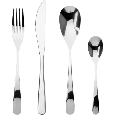 Secret de Gourmet RVS bestekset - 24 stuks, Zilver