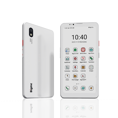 Bigme HiBreak Pro kleurendisplay, 6,13 inch E-ink e-reader, Android 14, 8 GB RAM + 256 GB opslag, 5 MP/20 MP camera, oogvriendelijke e-paper reader