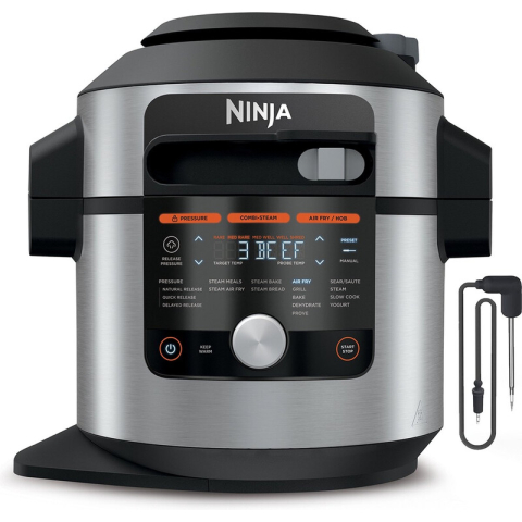 Ninja multifunctionele pan OL750EU, 7,5 liter, zwart / roestvrij staal