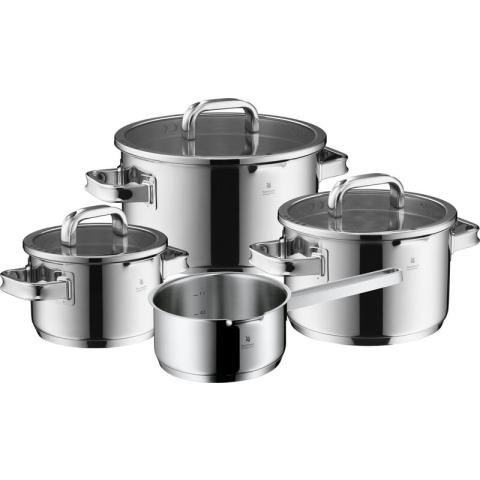 WMF Function 4 Advanced - Pannenset - 4-delig - Inductie - Met Deksel - RVS - Geschikt voor alle warmtebronnen