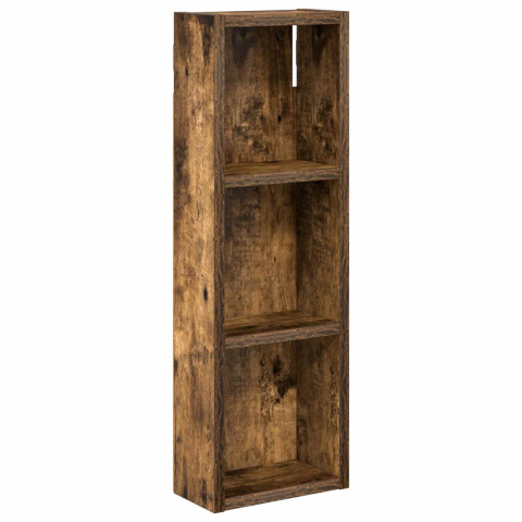 VidaXL Badkamer wandkast gerookte eik 20 x 10 x 60,5 cm